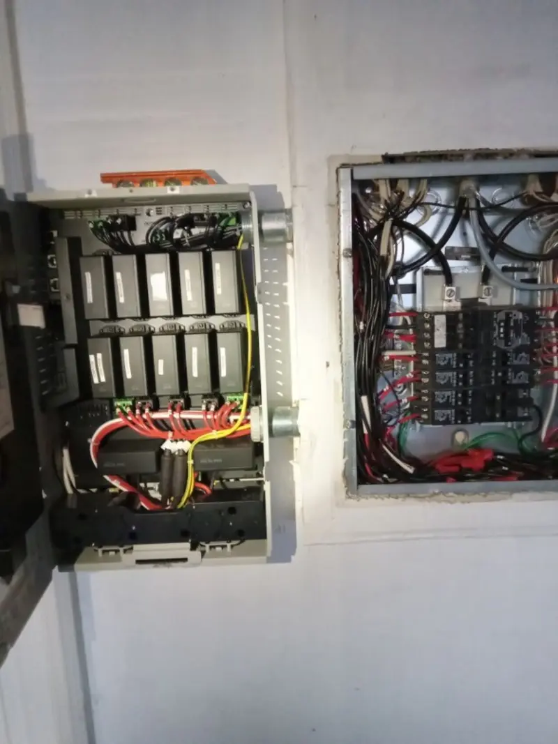 Electrical panel upgrade completed for Security Camera Wiring in Las Vegas
